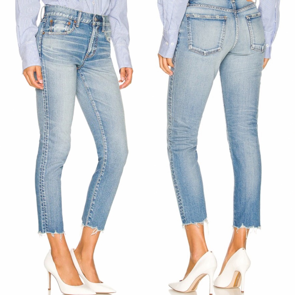 MOUSSY Tyrone Distressed Hem Skinny Jean